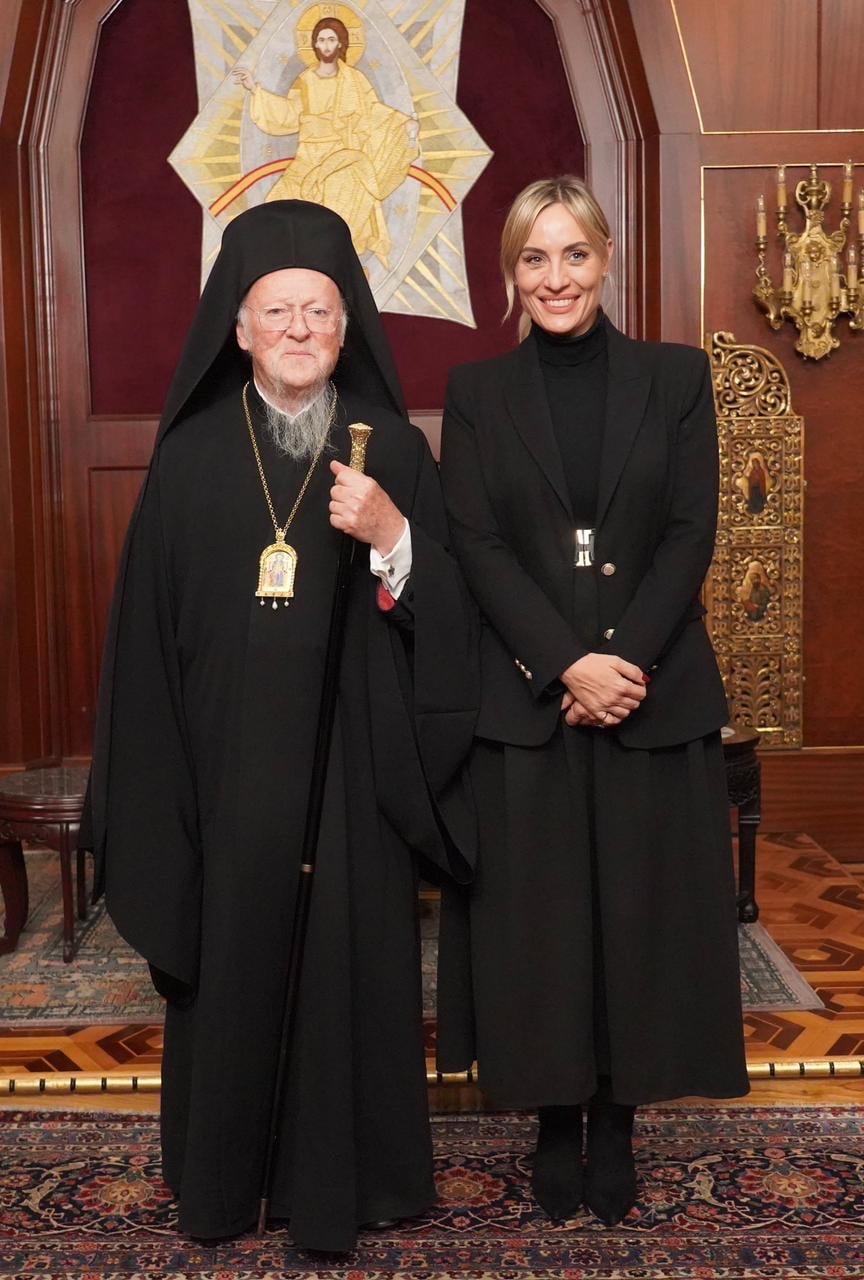 Ελεονώρα Μελέτη: Η επίσκεψή της στο Οικουμενικό Πατριαρχείο