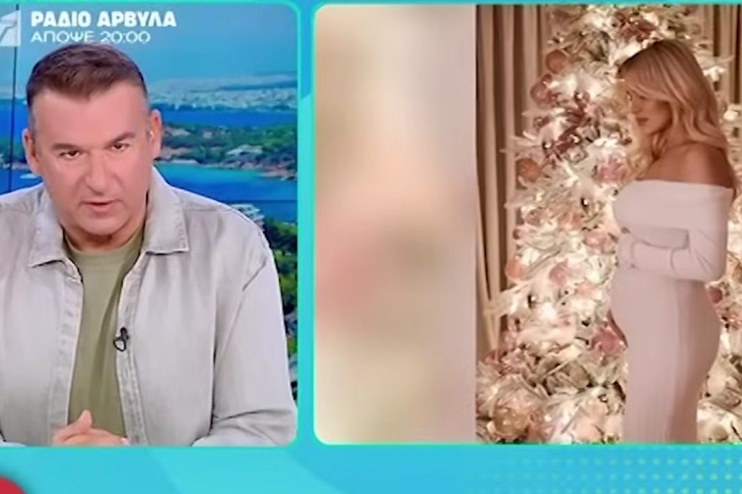 Οι ευχές του Γιώργου Λιάγκα on air στην Καινούργιου για την εγκυμοσύνη της
