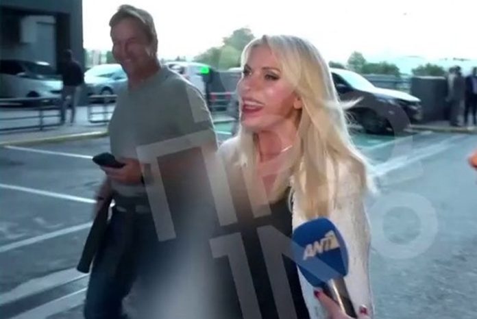 Ελένη Μενεγάκη - Μάκης Παντζόπουλος: Στον αγώνα τένις του Τζόκοβιτς στο ΟΑΚΑ
