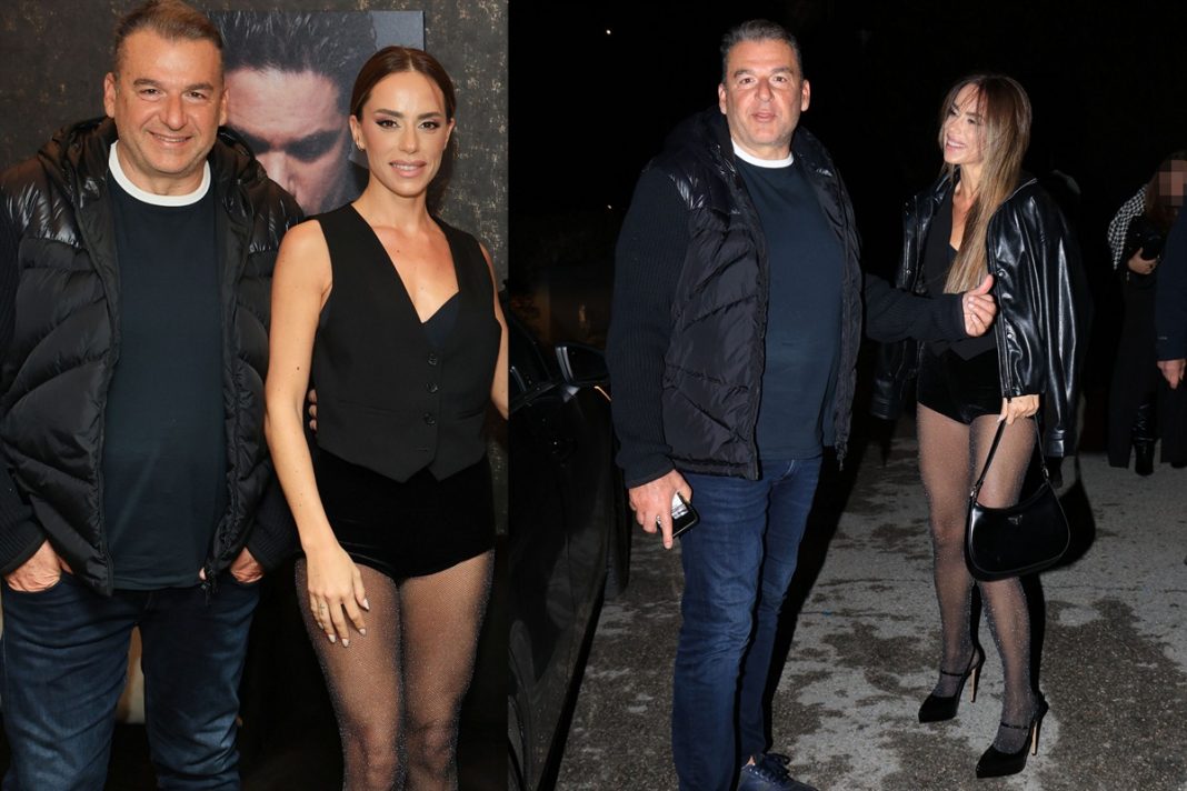 Η σέξι εμφάνιση της Μαρίας Αντωνά σε βραδινή έξοδο με τον Λιάγκα