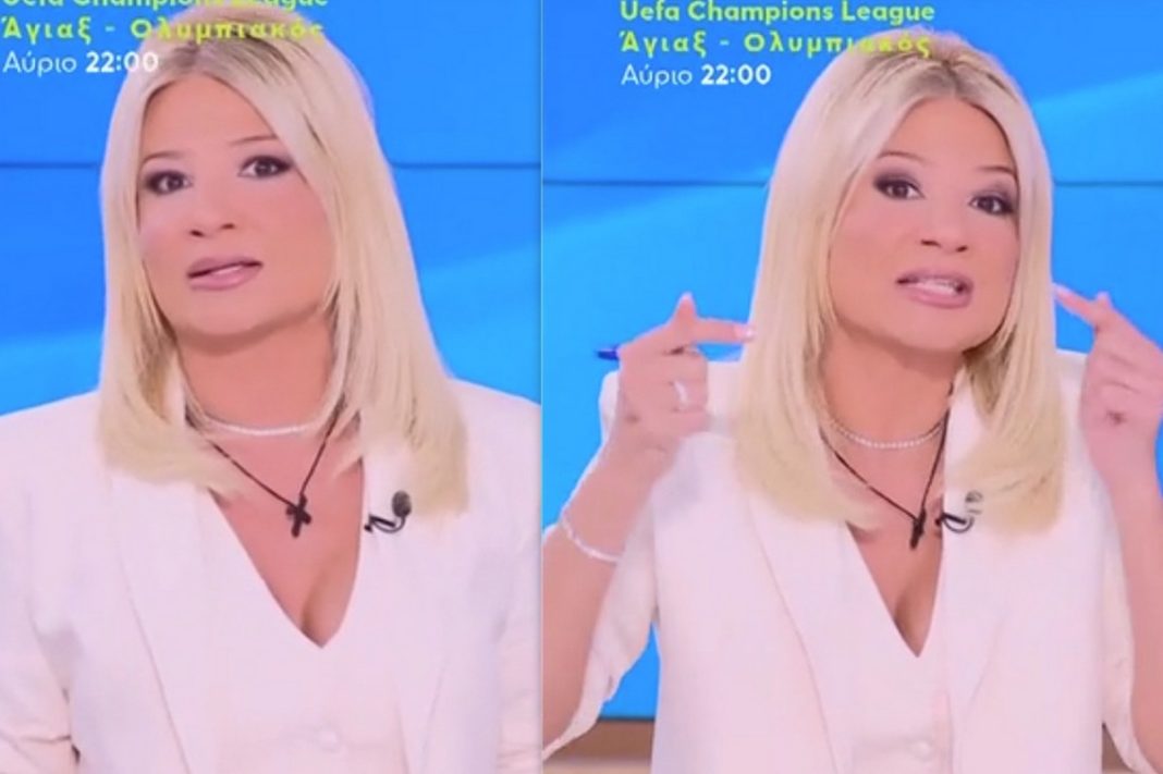 Έξαλλη η Φαίη Σκορδά on air: «Μου έχει ανέβει το αίμα στο κεφάλι»