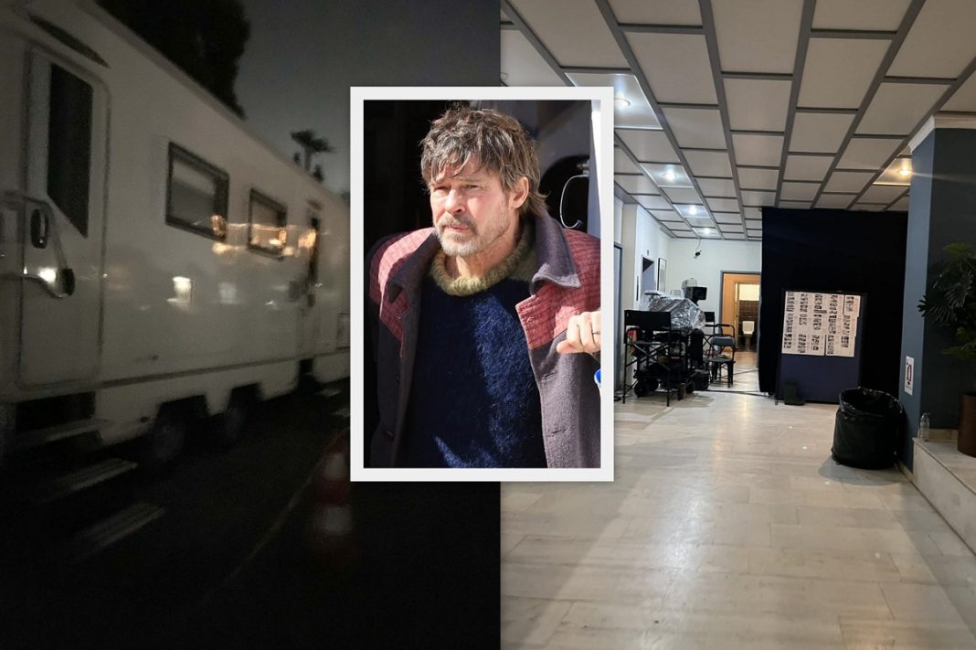 H espressonews μπήκε στο στούντιο στο Μενίδι που έκανε ανε γυρίσματα ο Μπραντ Πιτ
