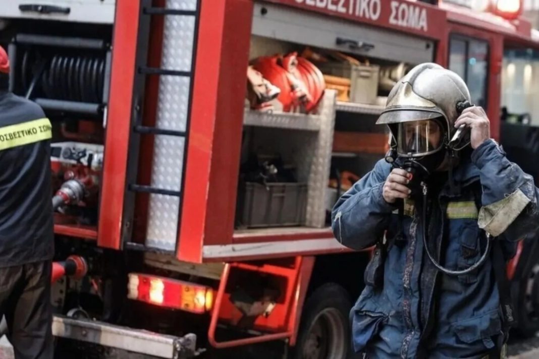 Μποτιλιάρισμα στον Κηφισό λόγω φωτιάς σε φορτηγό