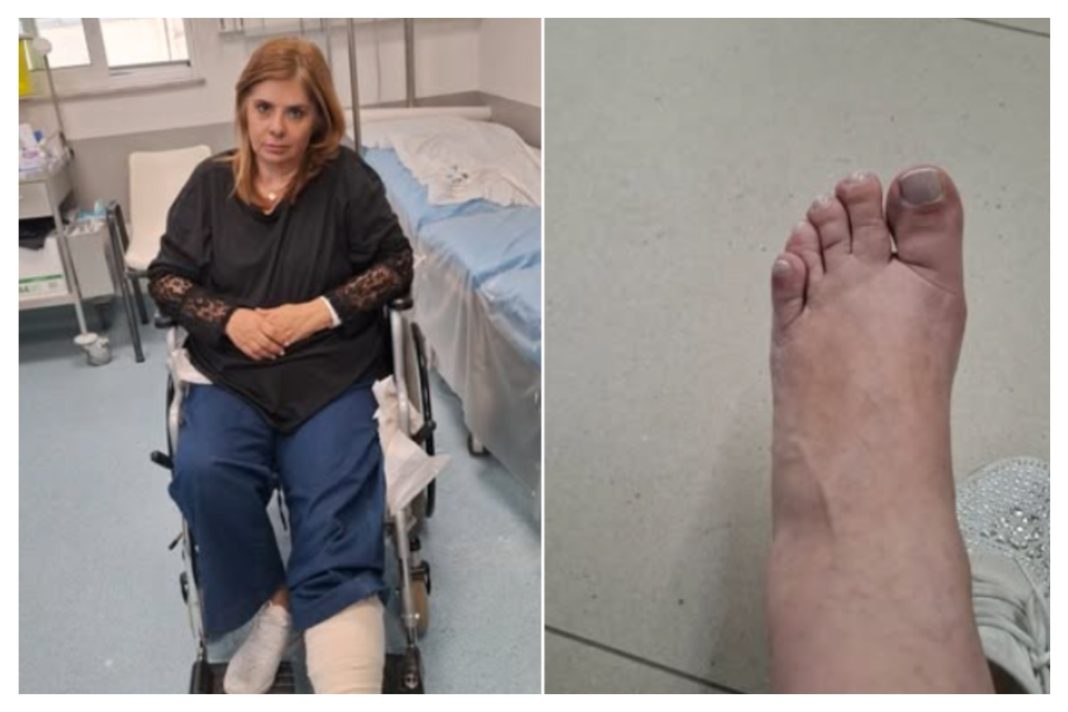 Η Βάσια Παναγοπούλου στο νοσοκομείο