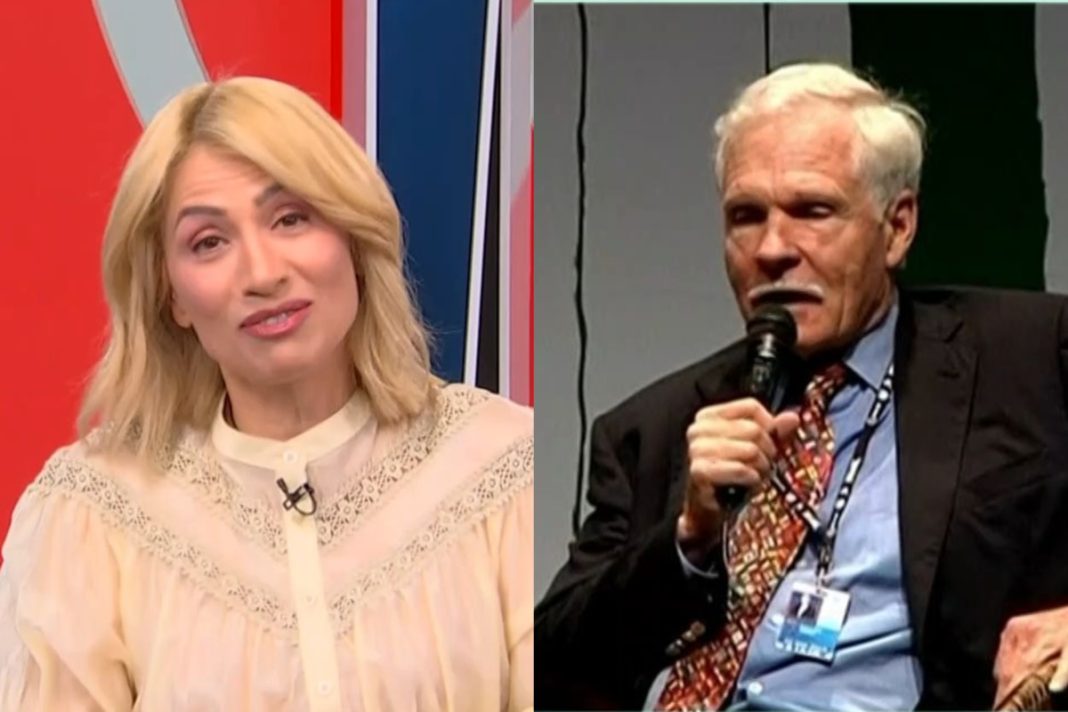 Η Μαρία Ηλιάκη «πάγωσε» το πλατό με την ατάκα για τον Τεντ Τέρνερ