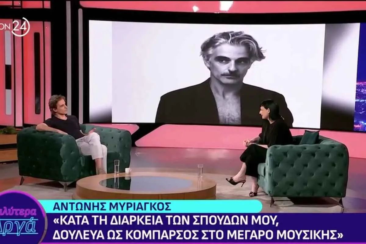 Ο Αντώνης Μυριαγκός μίλησε στο «Καλύτερα Αργά» για τη ζωγραφική, την υποκριτική και τον ρόλο του Καποδίστρια.