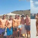 Εθνική Παραλίας στη Μύκονο για το μπάτσελορ του γαμπρού Παυλίδη