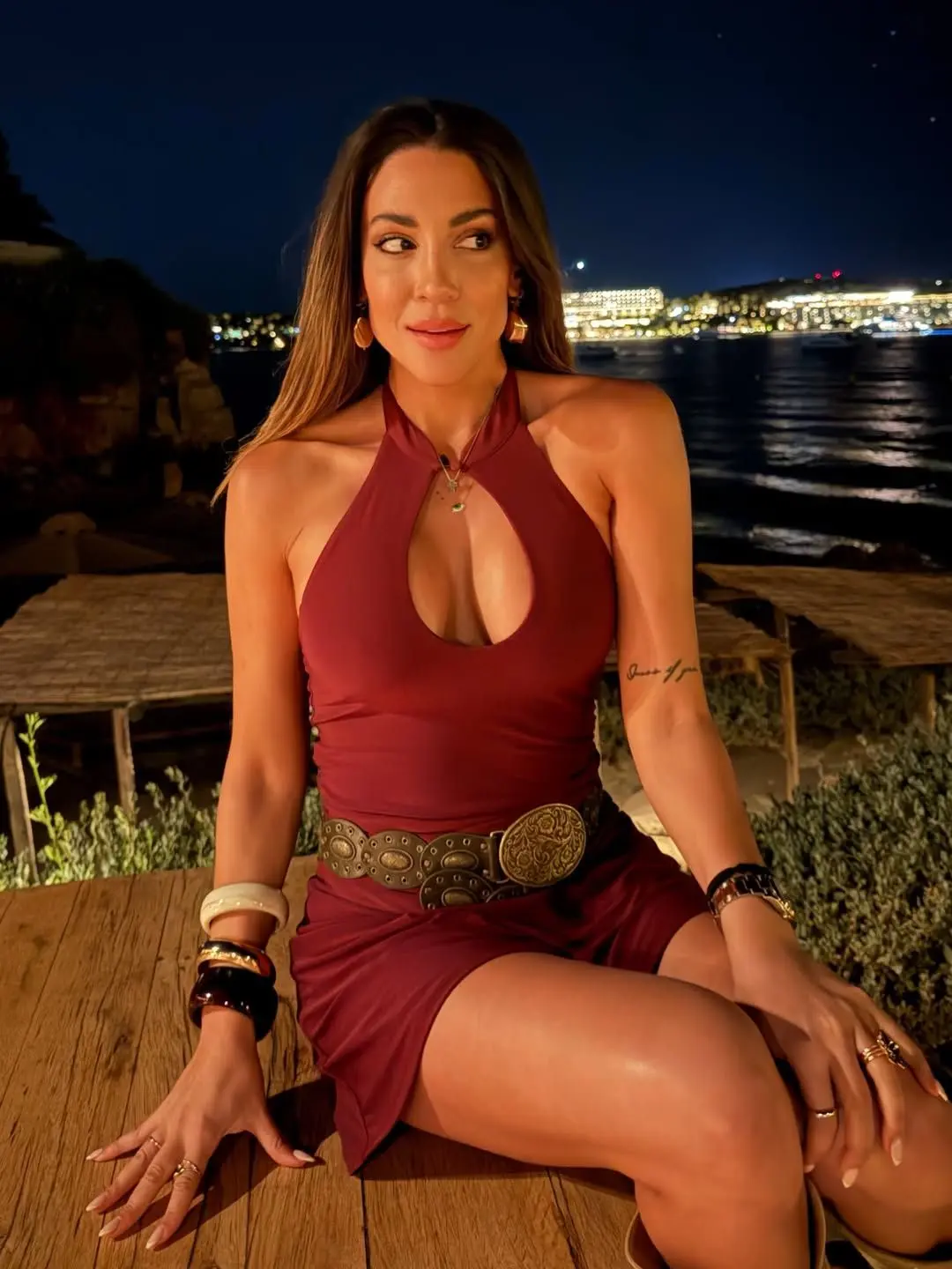 Η Φελίσια Λαπάτη σε βραδινή έξοδο