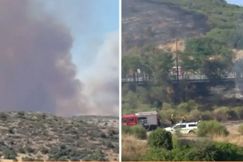 Φωτιά στο Ακραίφνιο: Έκλεισε η Αθηνών – Λαμίας, τεράστια επιχείρηση με 118 πυροσβέστες και 14 εναέρια