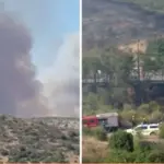 Φωτιά στο Ακραίφνιο: Έκλεισε η Αθηνών – Λαμίας, τεράστια επιχείρηση με 118 πυροσβέστες και 14 εναέρια