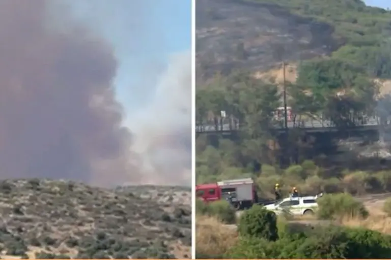 Φωτιά στο Ακραίφνιο: Έκλεισε η Αθηνών – Λαμίας, τεράστια επιχείρηση με 118 πυροσβέστες και 14 εναέρια