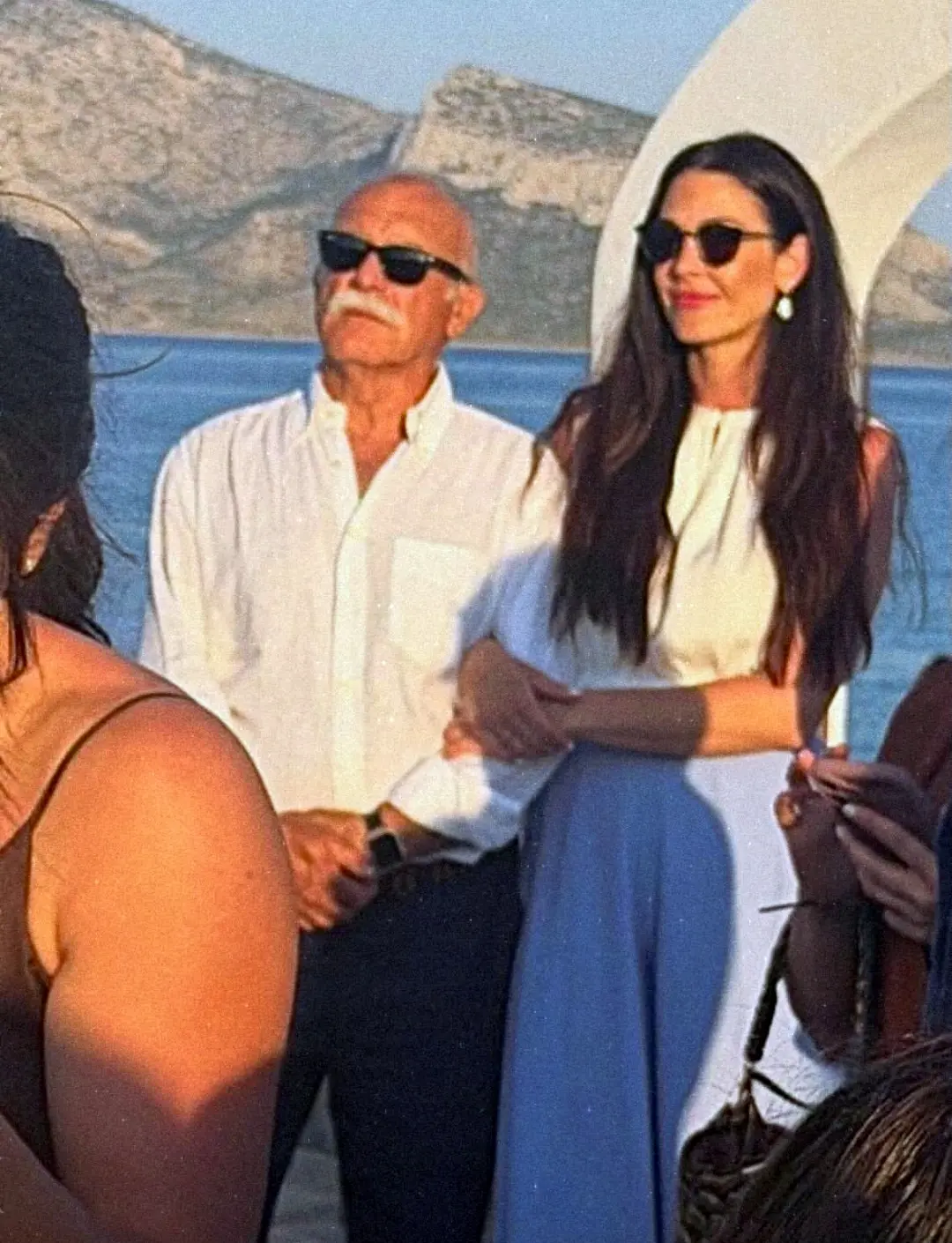 Η Ιωάννα Τριανταφυλλίδου με τον πατέρα της