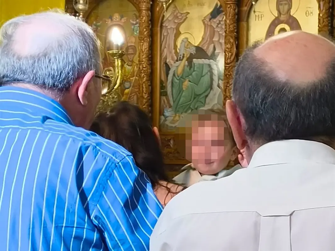 Βαπτιση γιου Κώστα Νικούλι