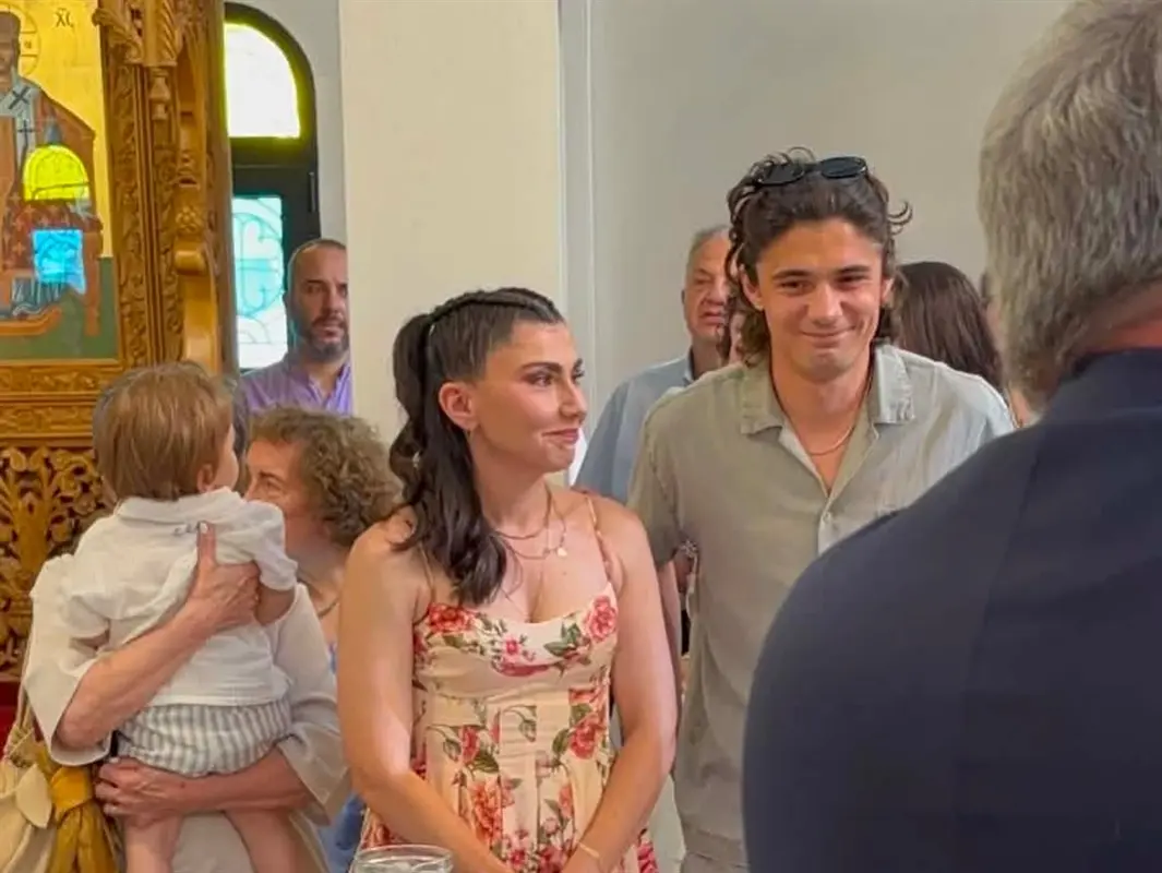 Βαπτιση γιου Κώστα Νικούλι