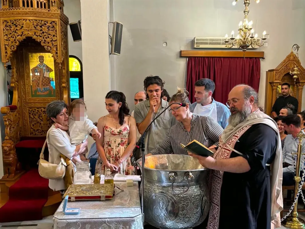 Βαπτιση γιου Κώστα Νικούλι