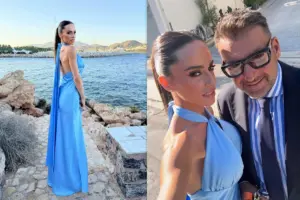 Ο Λιάγκας πάντρεψε φιλικό του ζευγάρι με τη Μαρία Αντωνά απαστράπτουσα στο πλευρό του