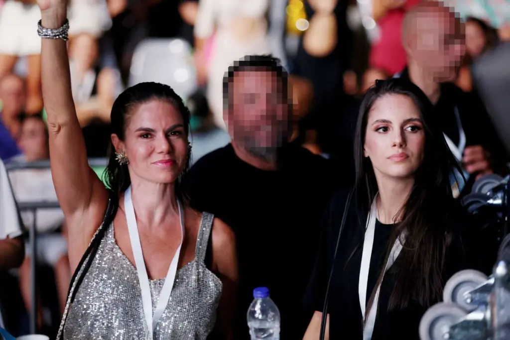 Μιράντα Πατέρα με την κόρη της Αλεξάνδρα Νίκα