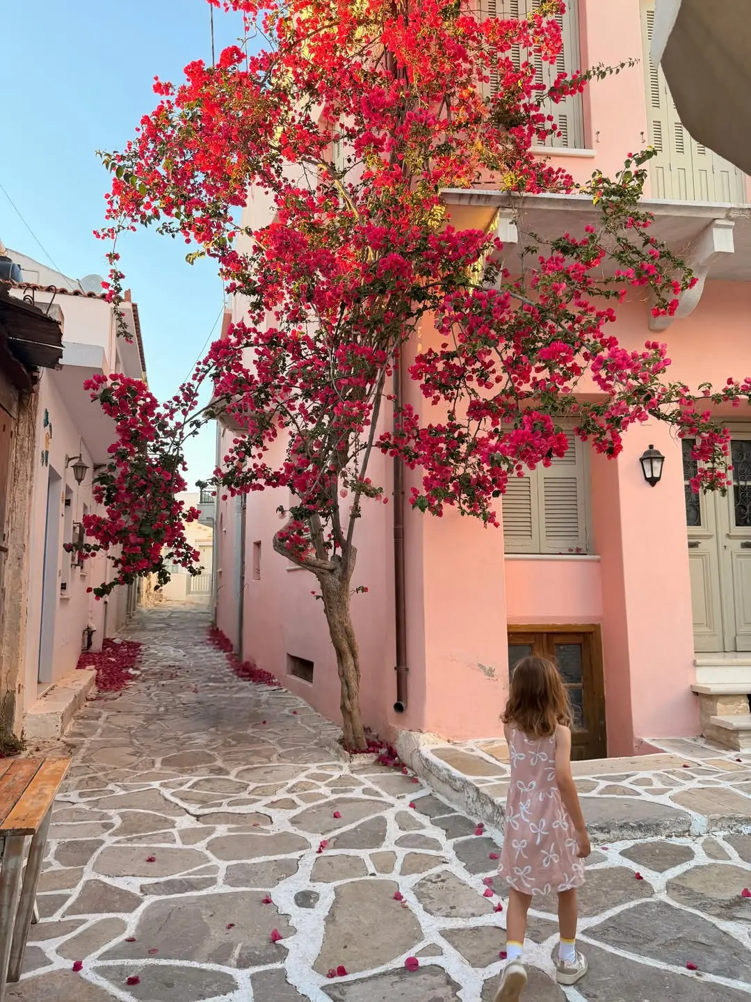 Η Νάντια Μπουλέ διακοπές με την κόρη της