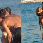 Αθηνά Οικονομάκου: Το φιλί του Τσερέλα και η αγκαλιά με την κόρη της στη θάλασσα