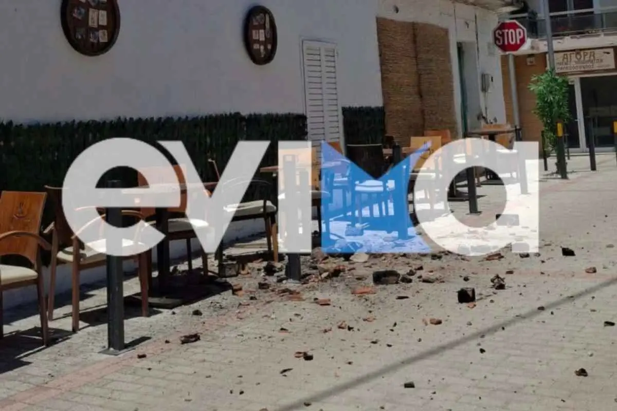 Ζημιές και κατολισθήσεις στη βόρεια Εύβοια μετά τους σεισμούς