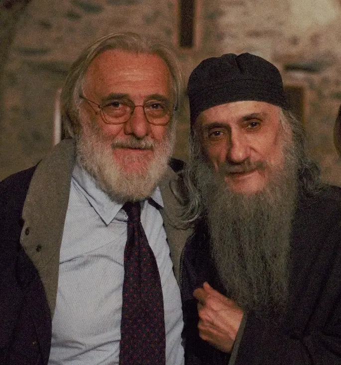 O Σμαραγδής με τον Στάθη Ψάλτη