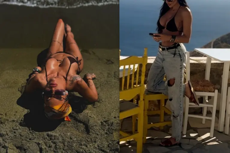 Κι όμως είναι μαμά τριών παιδιών! Αναστάτωσε την Τήνο με τα μικροσκοπικά της μαγιό!