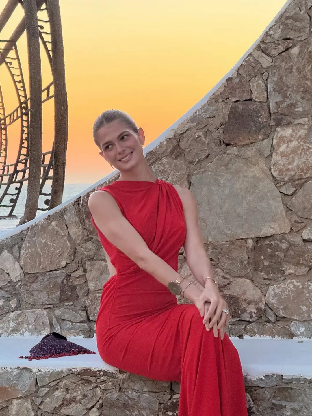 Διακοπές Αμαλίας Κωστοπούλου στην Ίο