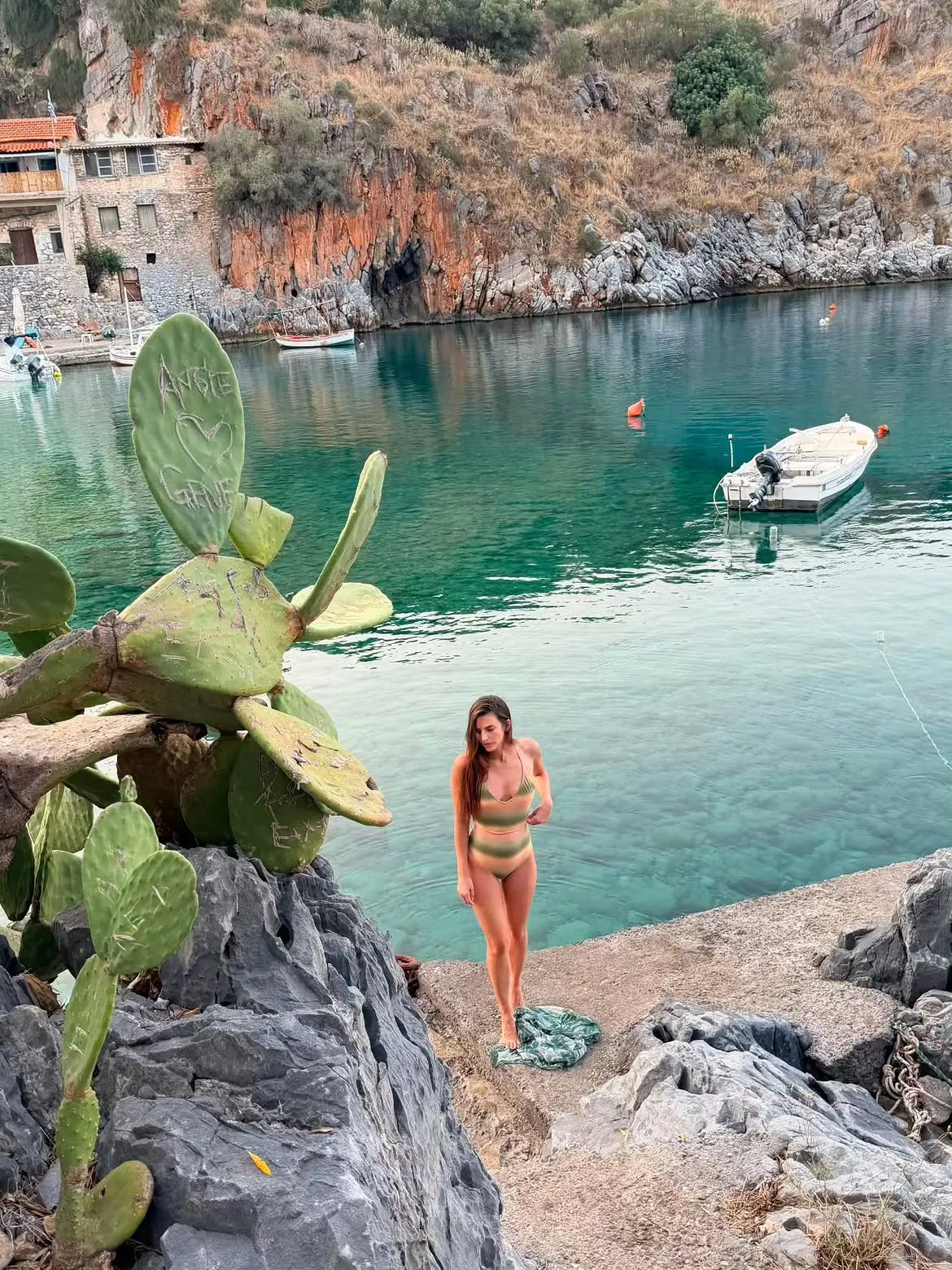 Η Αναστασία Παντούση διακοπές