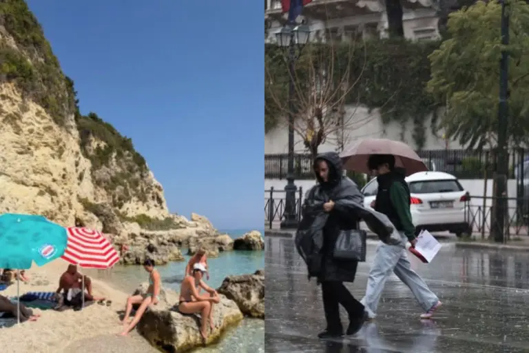 Καιρός: Από την «κόλαση» των 43 βαθμών στις άγριες μπόρες – Το απόλυτο καιρικό σοκ