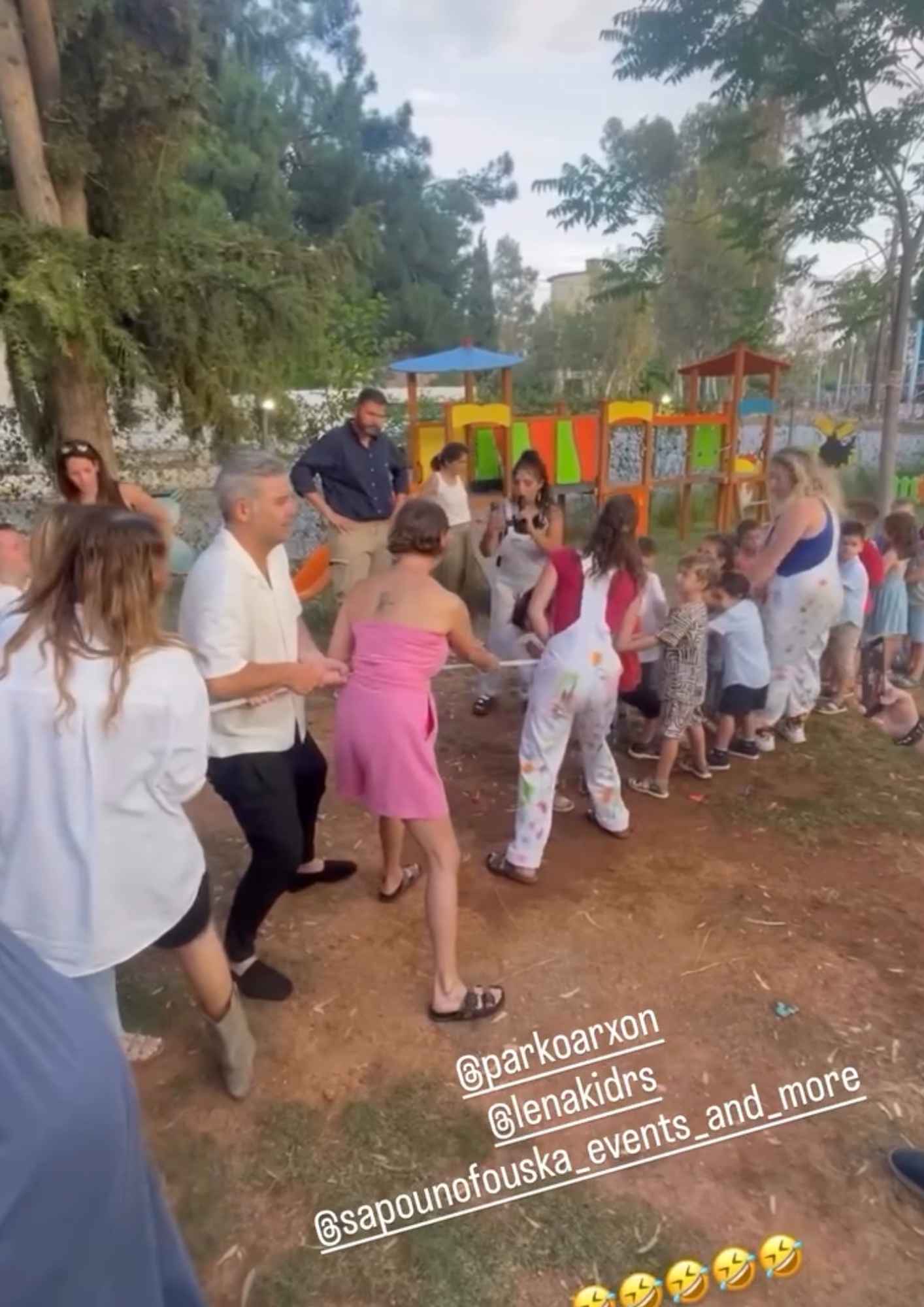 Το πάρτι του Αναστάση, γιου της Λένας Δροσάκη και του Αλέξανδρου Μπουρδούμη