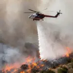 Μεγάλη κινητοποίηση για φωτιά στην Ιεράπετρα – Στη μάχη δύο ελικόπτερα