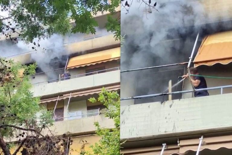 Άγιος Ελευθέριος: Φωτιά σε κατοικία επί της λεωφόρου Ηρακλείου