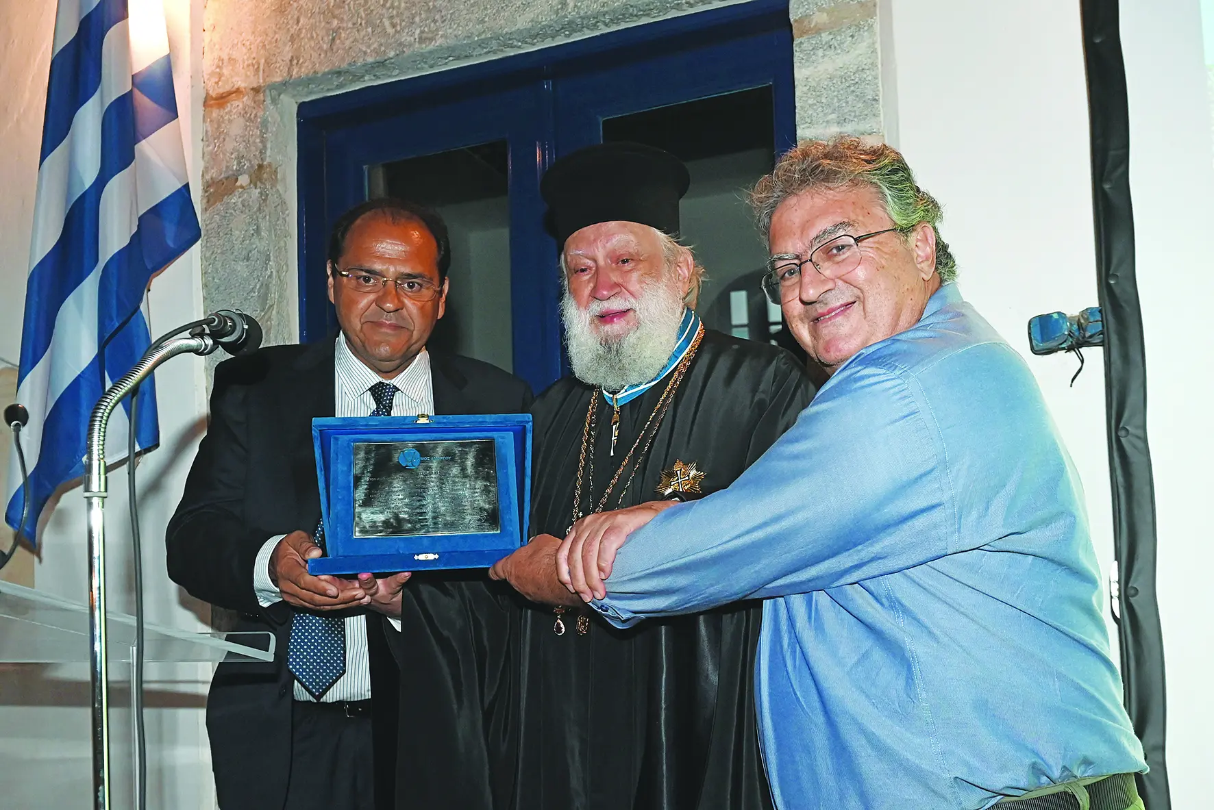Ο δήμαρχος Αμοργού κ. Καραΐσκος