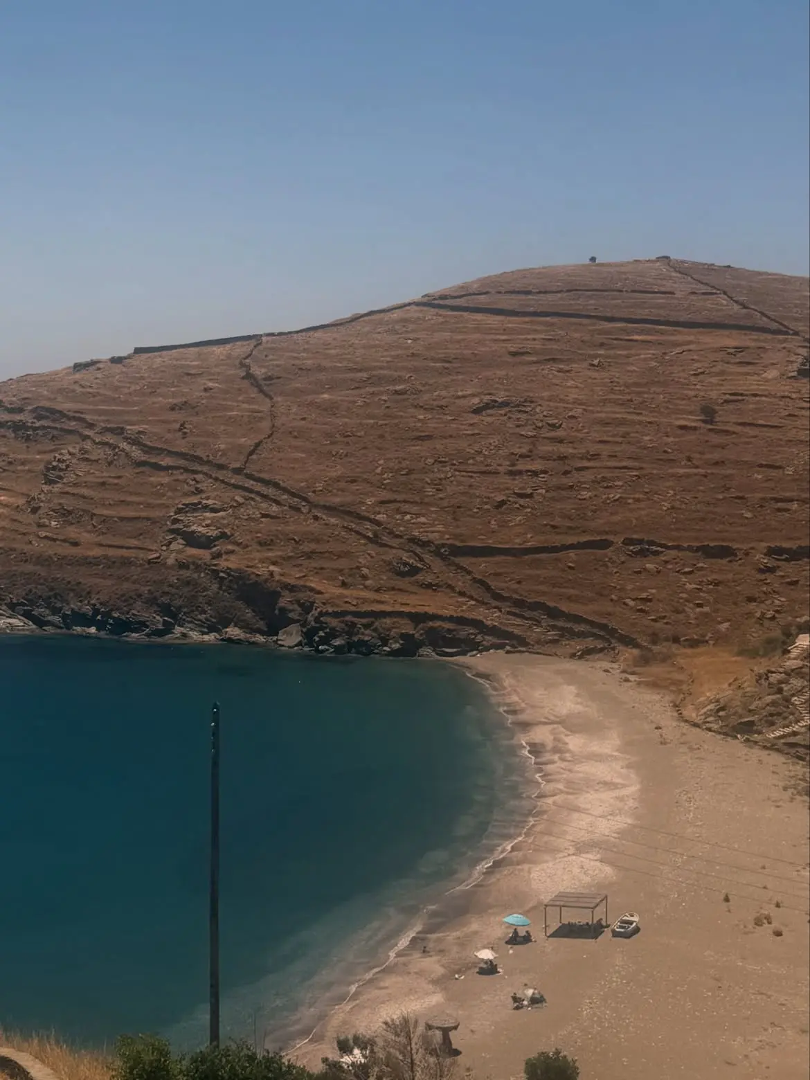 Η Κατερίνα Παπουτσάκη στην Κύθνο