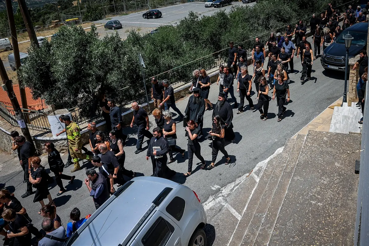 Κηδεια πυροσβέστη Παντελή Διαμαντάκη