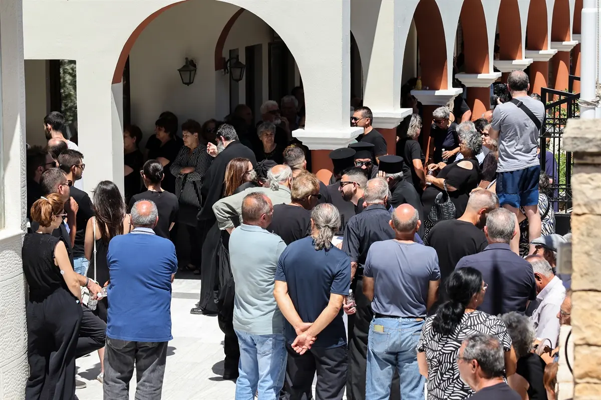 Κηδεια πυροσβέστη Παντελή Διαμαντάκη