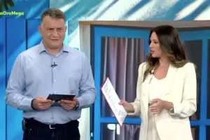 Καλοκαιρινή πρεμιέρα στην «Κοινωνία Ώρα MEGA»: Το ποδαρικό του διδύμου και η ατάκα