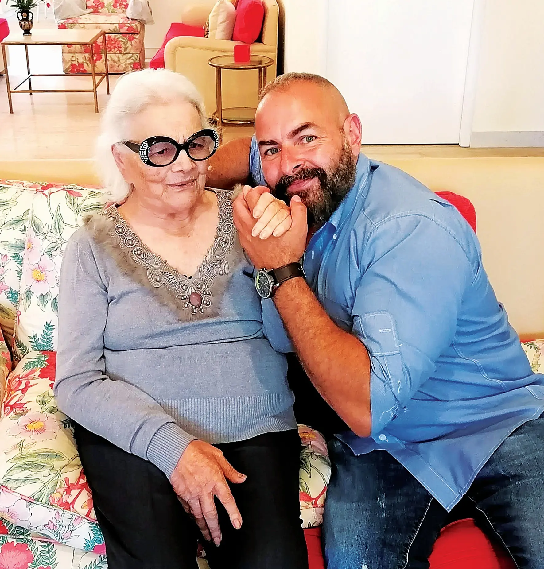 Η Μαίρη Λίντα με τον Νίκο Νικόλιζα