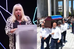 Θρήνος στην κηδεία της Πάολας Ρεβενιώτη - Ποιοι επώνυμοι βρέθηκαν στο Α' Νεκροταφείο