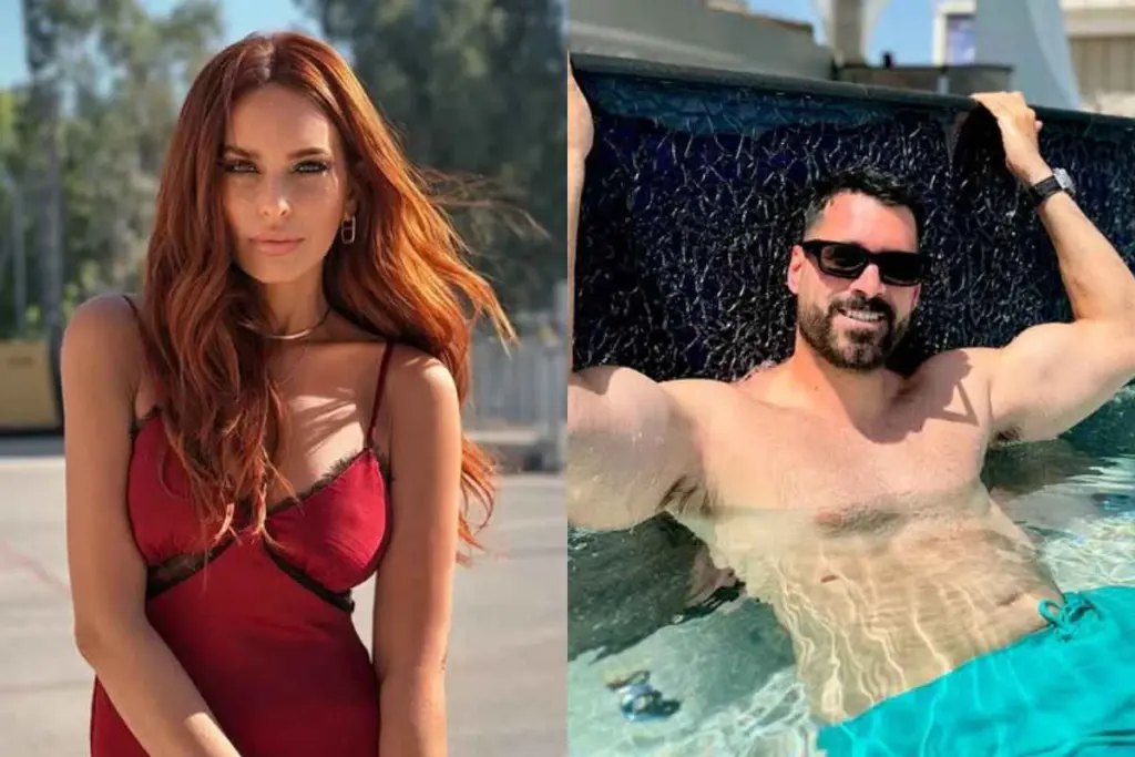 Ο Στέφανος Νεδέλκος φωτογραφήθηκε στην πισίνα με τη βαφτιστήρα της Σίσσυς Χρηστίδου.