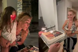 Τζένη Μπότση: Η τούρτα έκπληξη, η αγκαλιά με την κόρη της και η αποκάλυψη της ηλικίας της