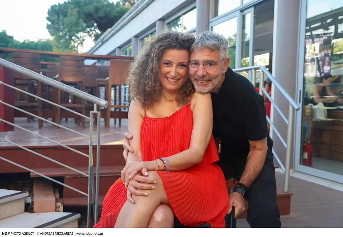 Η Κατερίνα Βρανάβα μαζί με τον Αθερίδη