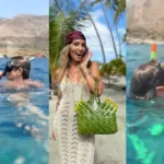 Αθηνά Οικονομάκου: Παιχνίδια στη θάλασσα με τον Μάξιμο και τη Σιέννα – Οι υποβρύχιες βουτιές τους