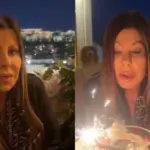 Άντζελα Δημητρίου: Τα 72α γενέθλιά της με φόντο τη φωτισμένη Ακρόπολη