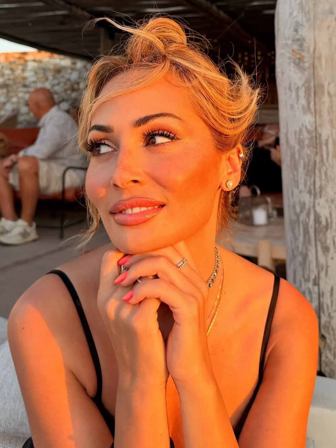 Ελένη Βουλγαράκη με φίλους