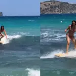 Ευρυδίκη Βαλαβάνη: «Δαμάζει» τα κύματα στις διακοπές της – Το βίντεο και τα εντυπωσιακά skills