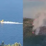 Φωτιά στην Κεφαλονιά: Οι φλόγες πλησιάζουν σπίτια - Συνεχείς ρίψεις από αέρος