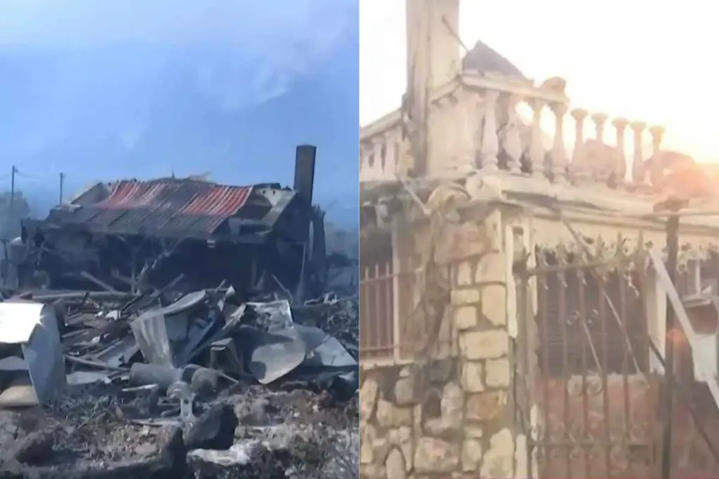 Ο αντιδήμαρχος Μάνδρας και Ειδυλλίας έκανε λόγο για περισσότερες από 100 έως 150 κατεστραμμένες κατοικίες.