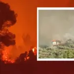 Πόρτο Γερμενό: Οι άνεμοι έστειλαν τις φλόγες σε δύο μέτωπα – Καθηλωμένα τα εναέρια μέσα