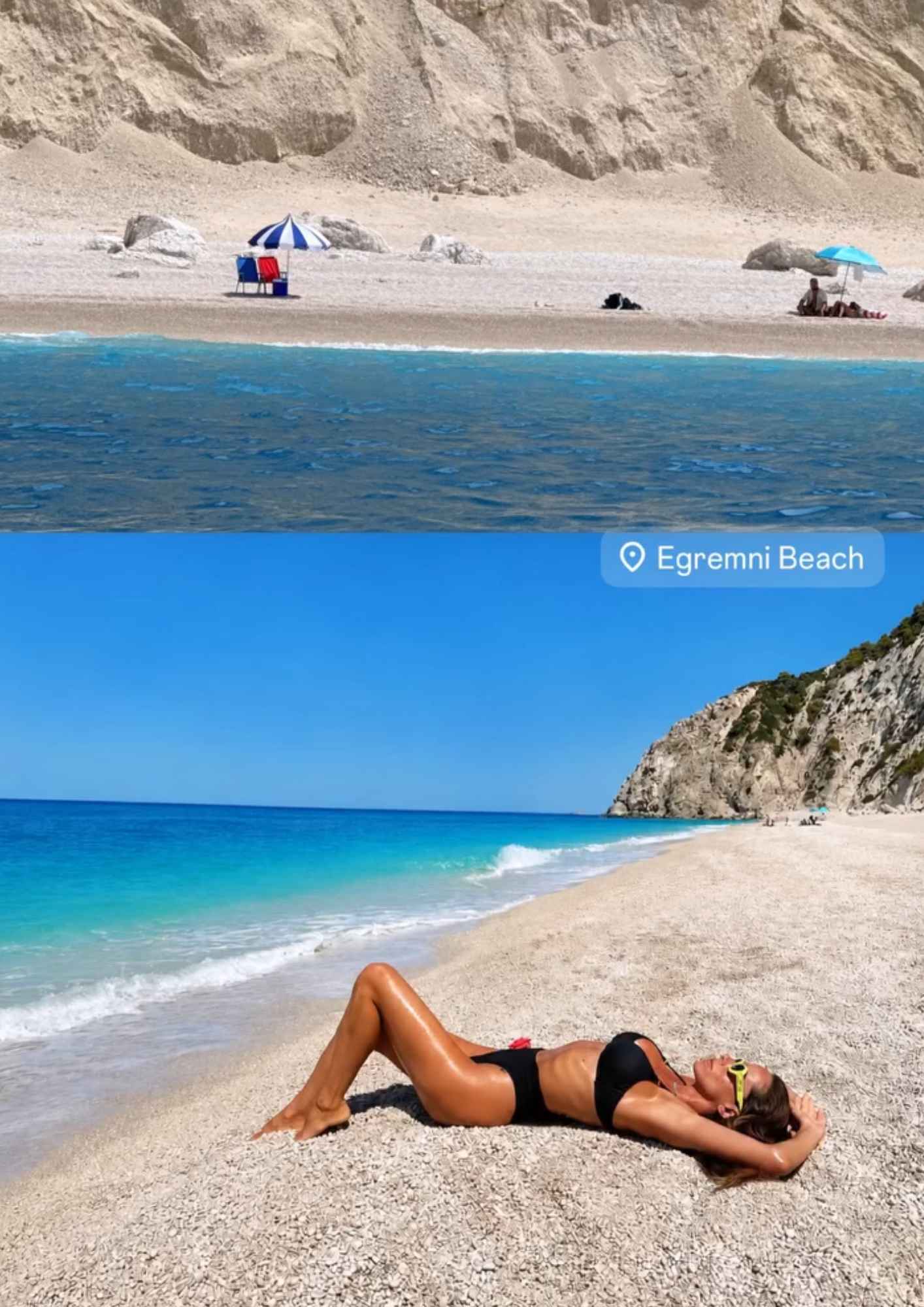 Ο Γιώργος Λιάγκας και η Μαρία Αντωνά συνέχισαν τις καλοκαιρινές τους εξορμήσεις στη Λευκάδα.